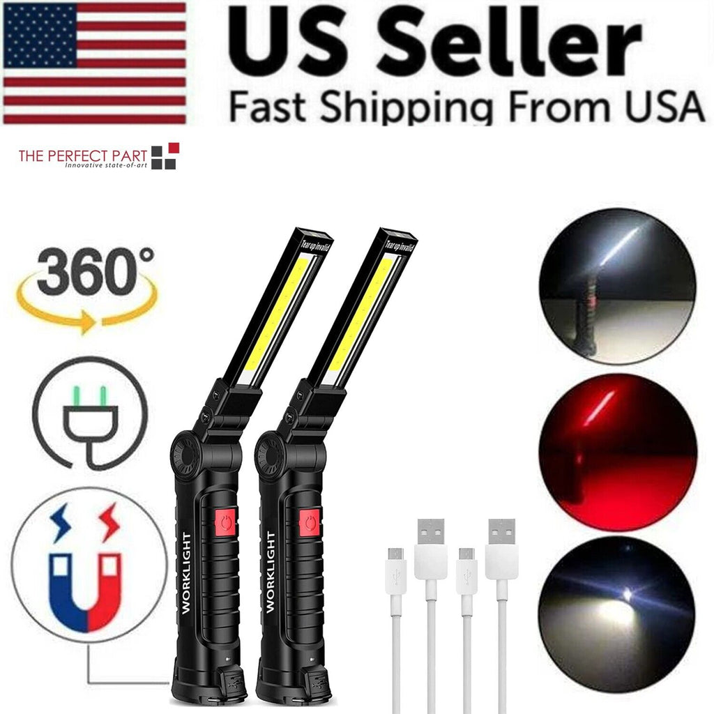 Secure-IT🔐 Professional Magnetic 360° Rechargeable LED COB Work Light Suite