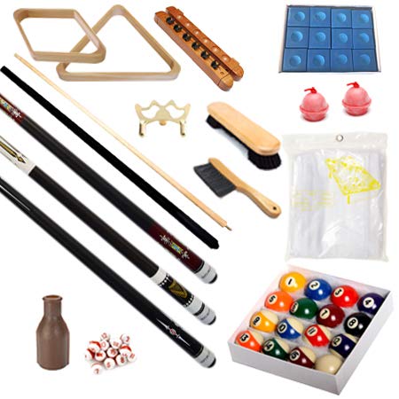 Secure-IT🔐 Premium 32-Piece Billiards & Pool Table Accessory Kit