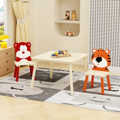 Secure-IT🔒Premium Solid Wood Children's Learning Table & 2 Chair Set