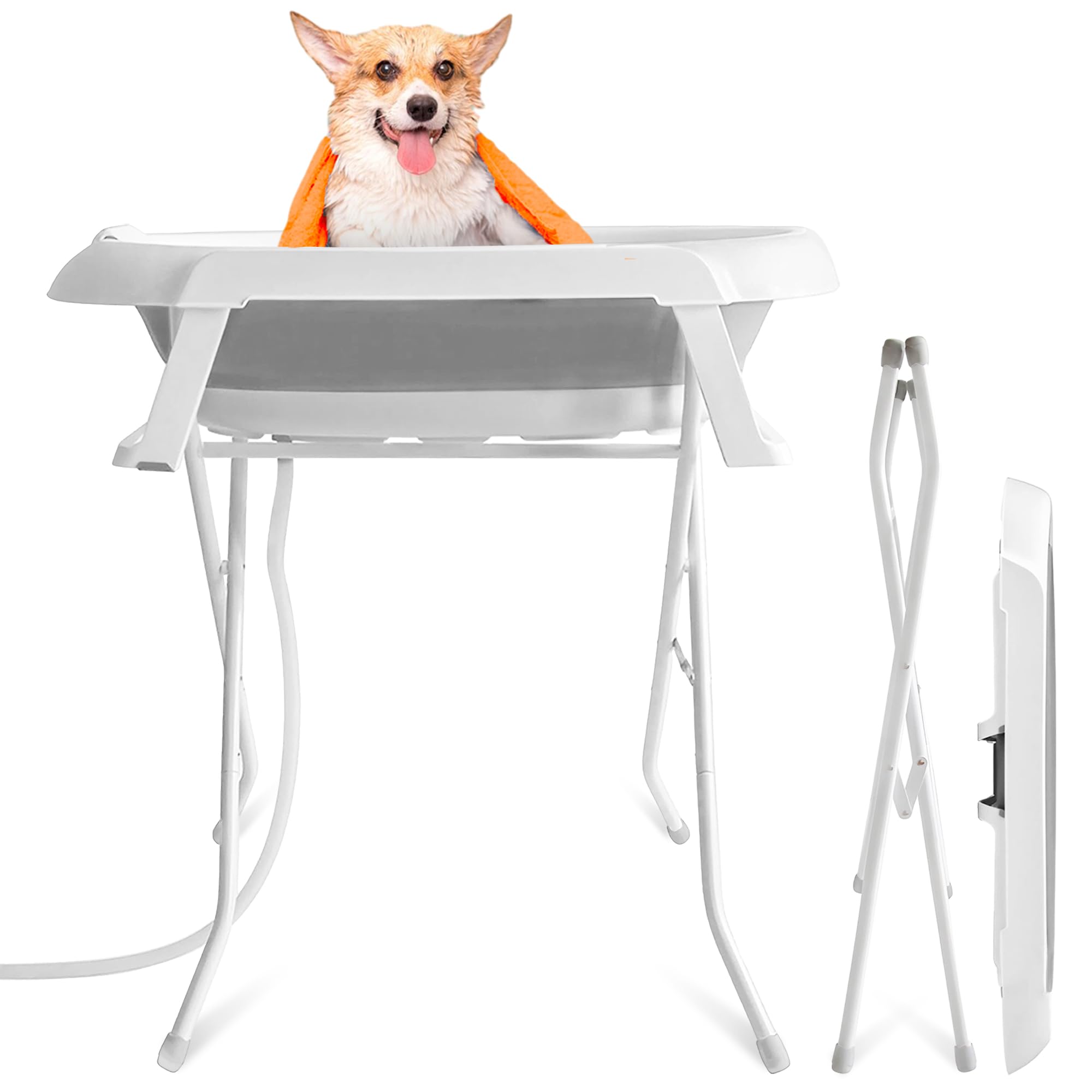 Secure-IT🔐 KORETECH 34" Portable Foldable Pet Washing Station