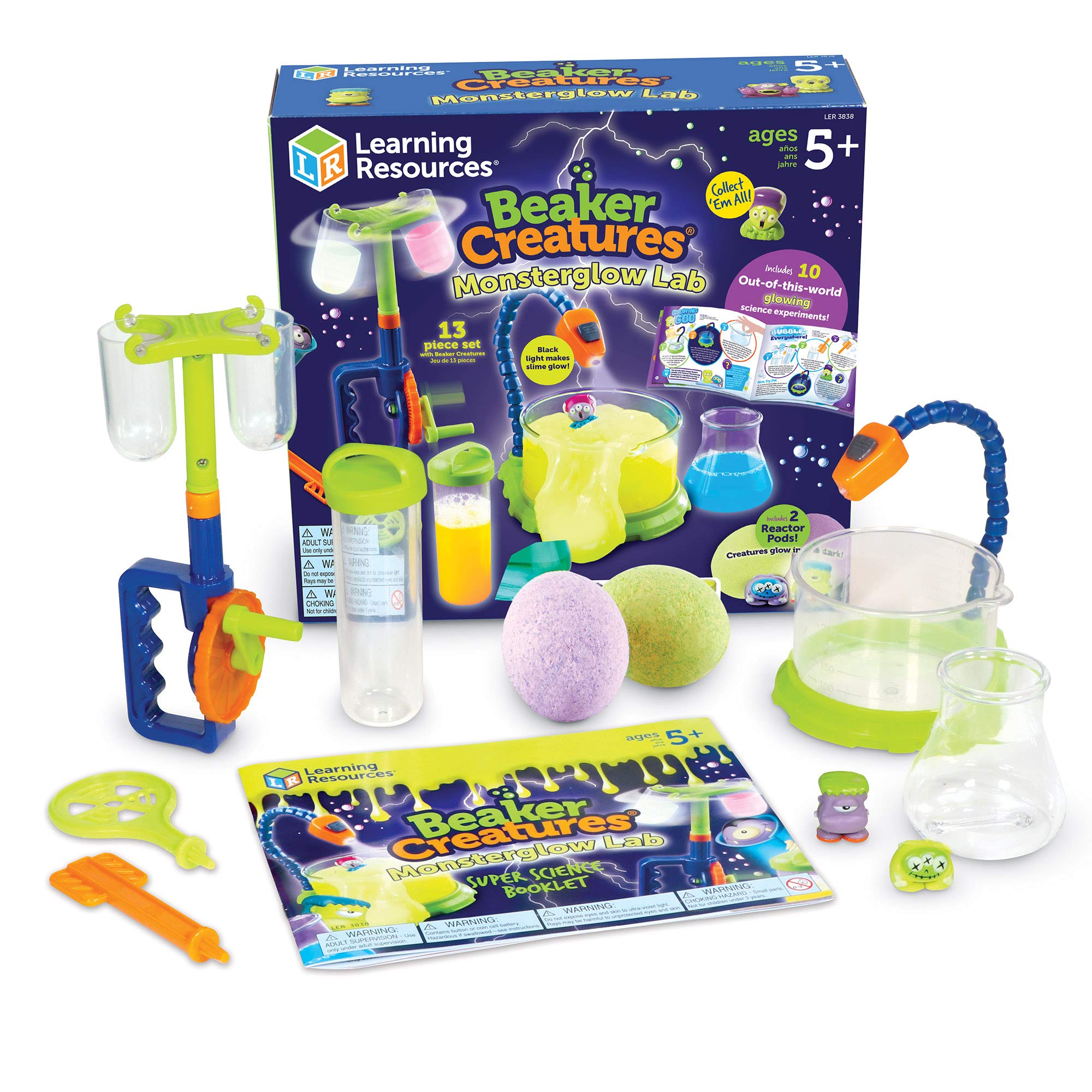 Secure-IT🔐 Ms. Mary’s Beaker Creatures: Monster glow STEM Chemistry Lab