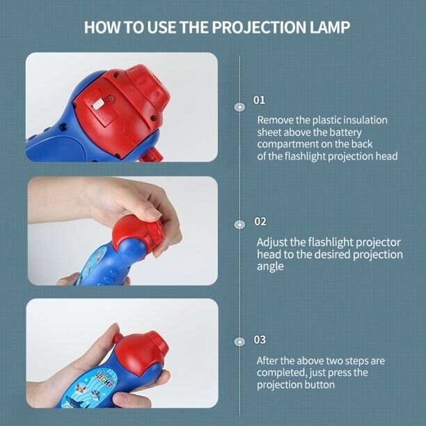 Secure-IT🔒: Premium Interactive Bedtime Flashlight Projector
