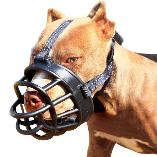 : Secure-IT🔐 Professional Soft-Basket Breathable Safety Muzzle