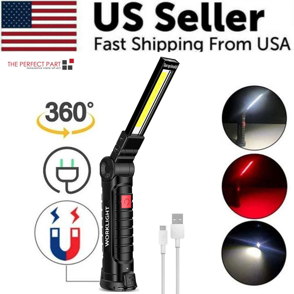 Secure-IT🔐 Professional Magnetic 360° Rechargeable LED COB Work Light Suite