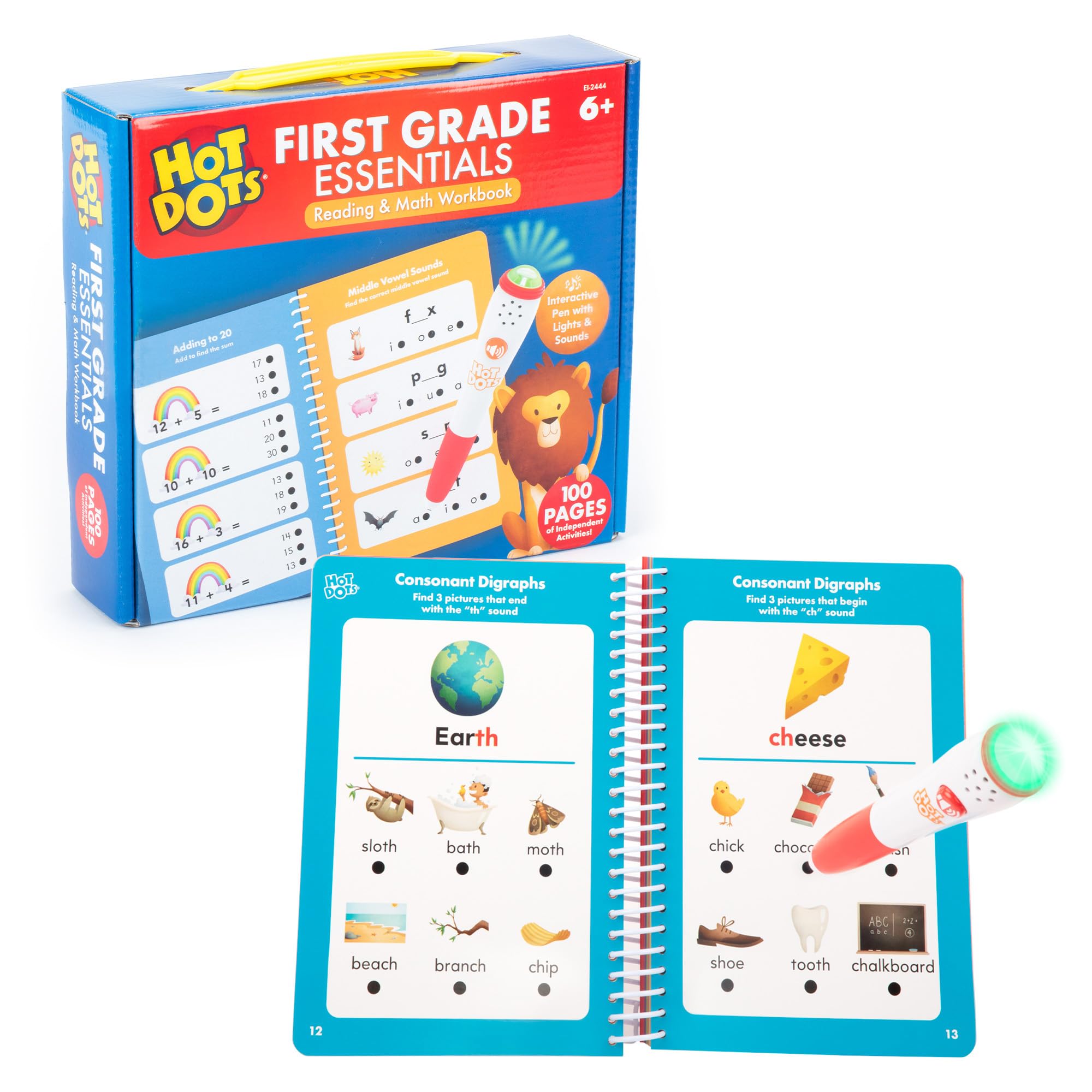 Secure-IT🔐 Ms. Mary’s Hot Dots 1st Grade Mastery: Interactive Math & Reading System