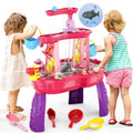 Secure-IT🔐 Ms. Mary Math HYES 3-Tier Pink Sand & Water Sensory Play Table