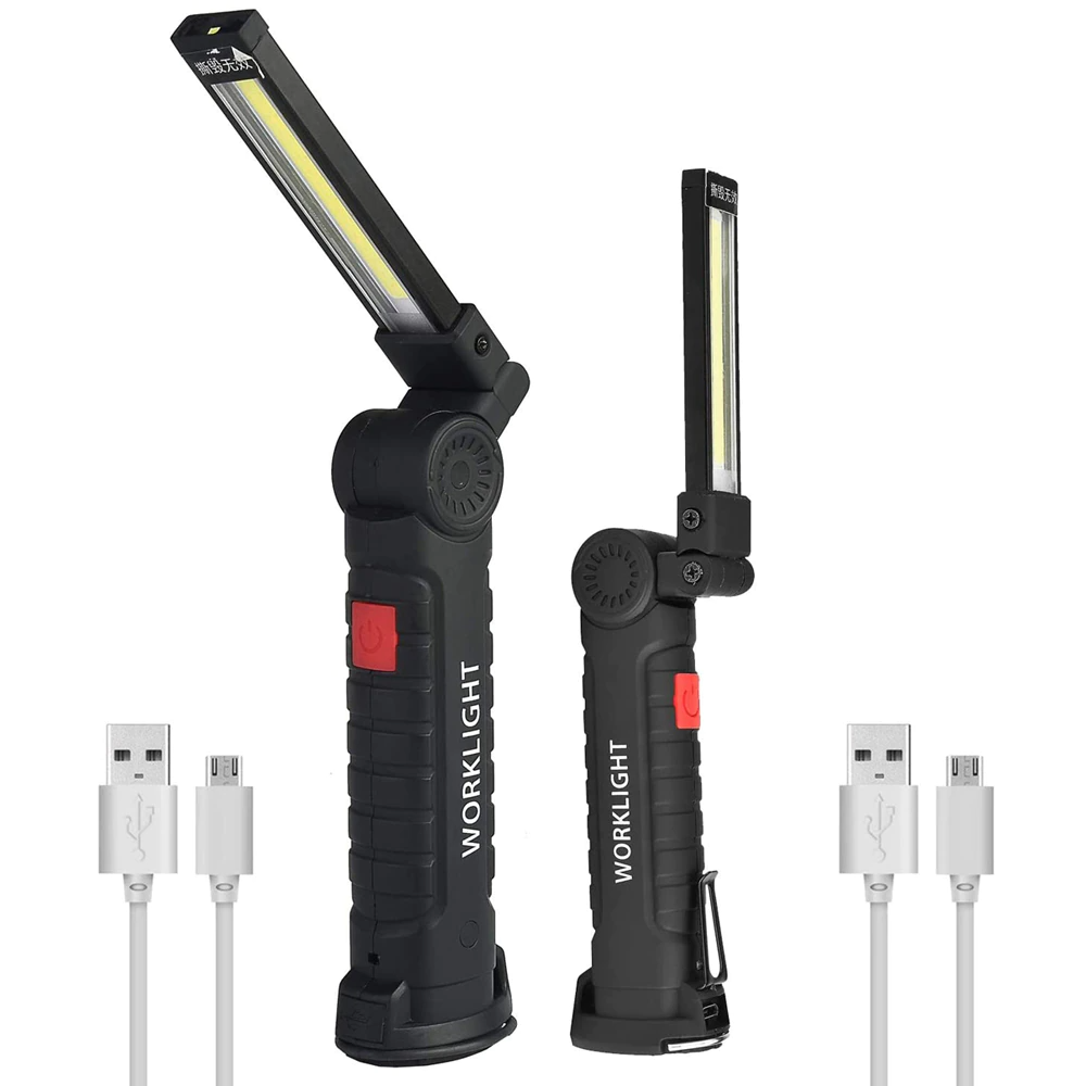 Secure-IT🔐 Professional Magnetic 360° Rechargeable LED COB Work Light Suite