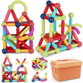 Secure-IT🔒64-Piece Magnetic Building Sticks & Spheres STEM Set