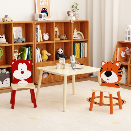 Secure-IT🔒Premium Solid Wood Children's Learning Table & 2 Chair Set