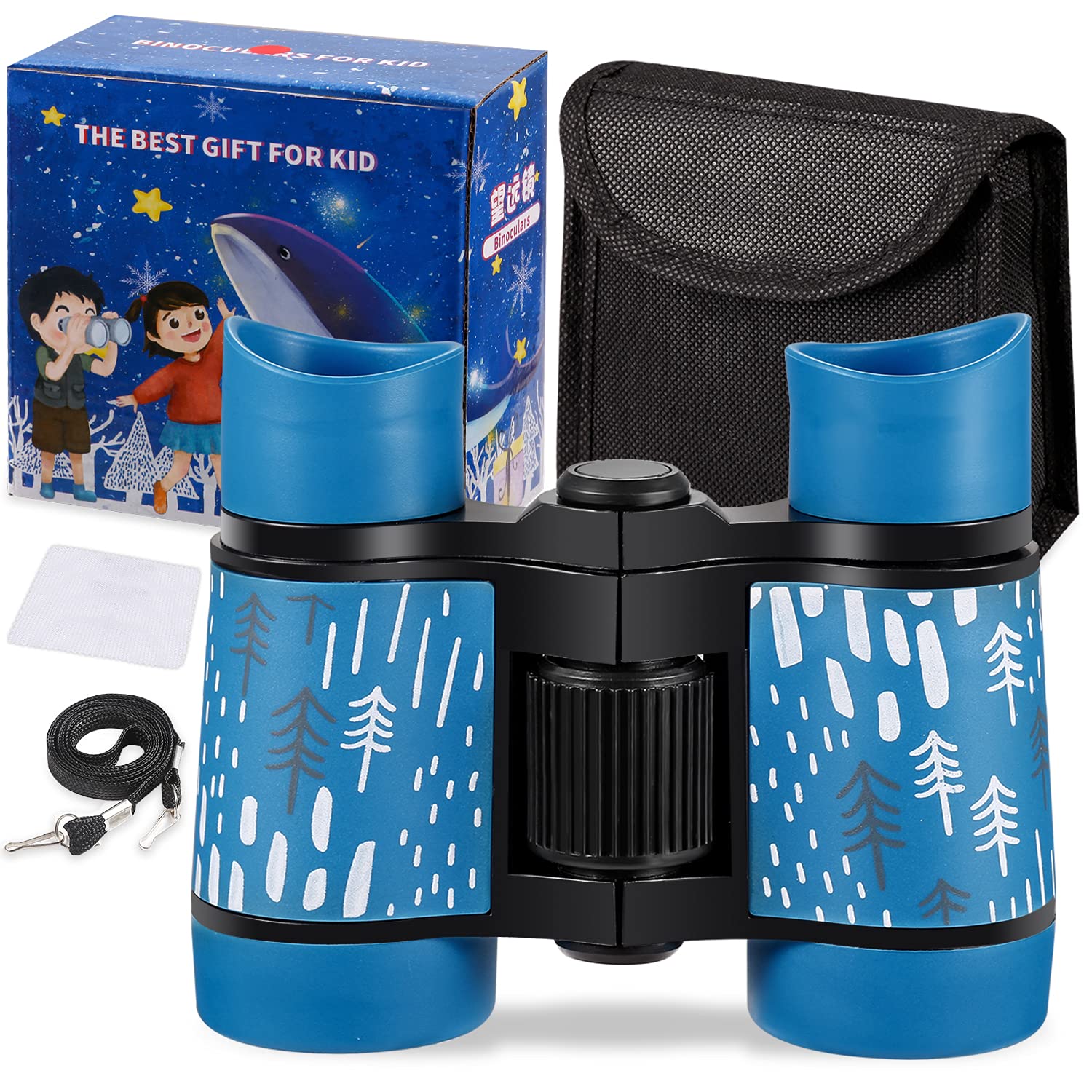 Secure-IT🔒Premium Shockproof Kids Binoculars for Nature Exploration
