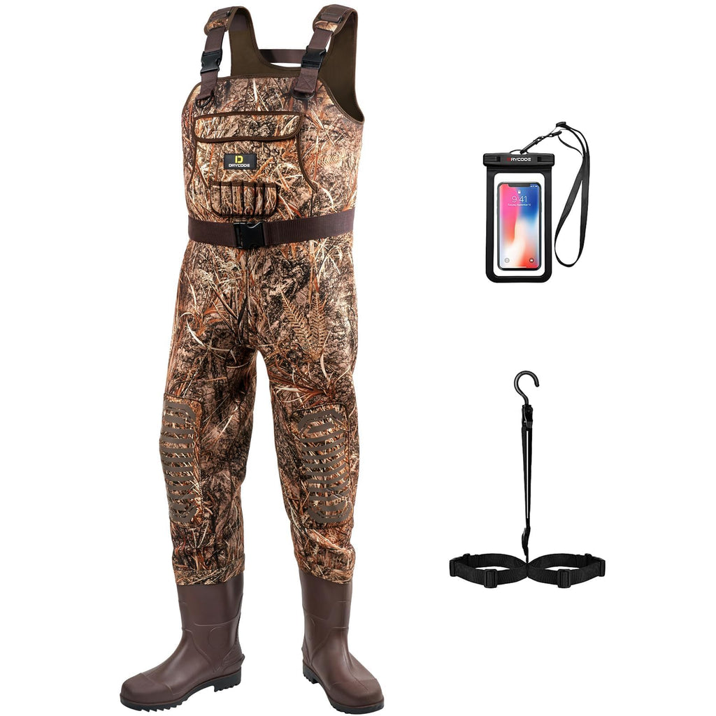 Secure-IT🔐 DRYCODE Waterproof Neoprene Chest Waders with Boots