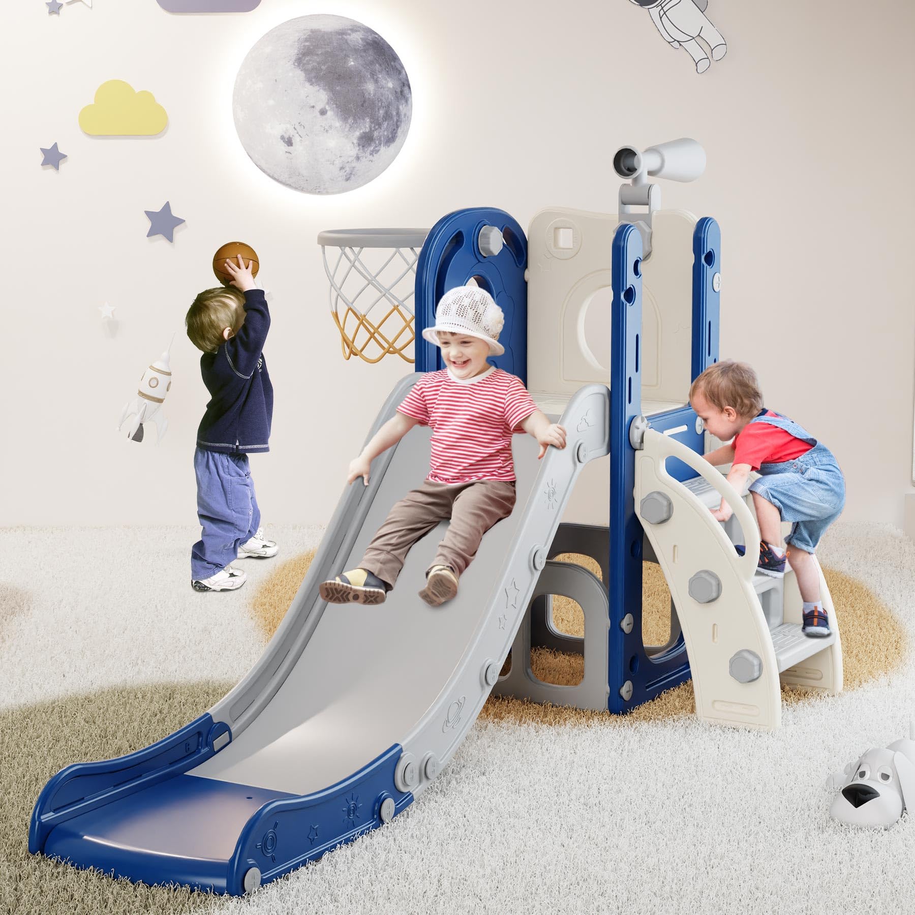 Secure-IT🔐 Babytronic 6-in-1 Toddler Indoor & Outdoor Adventure Climber