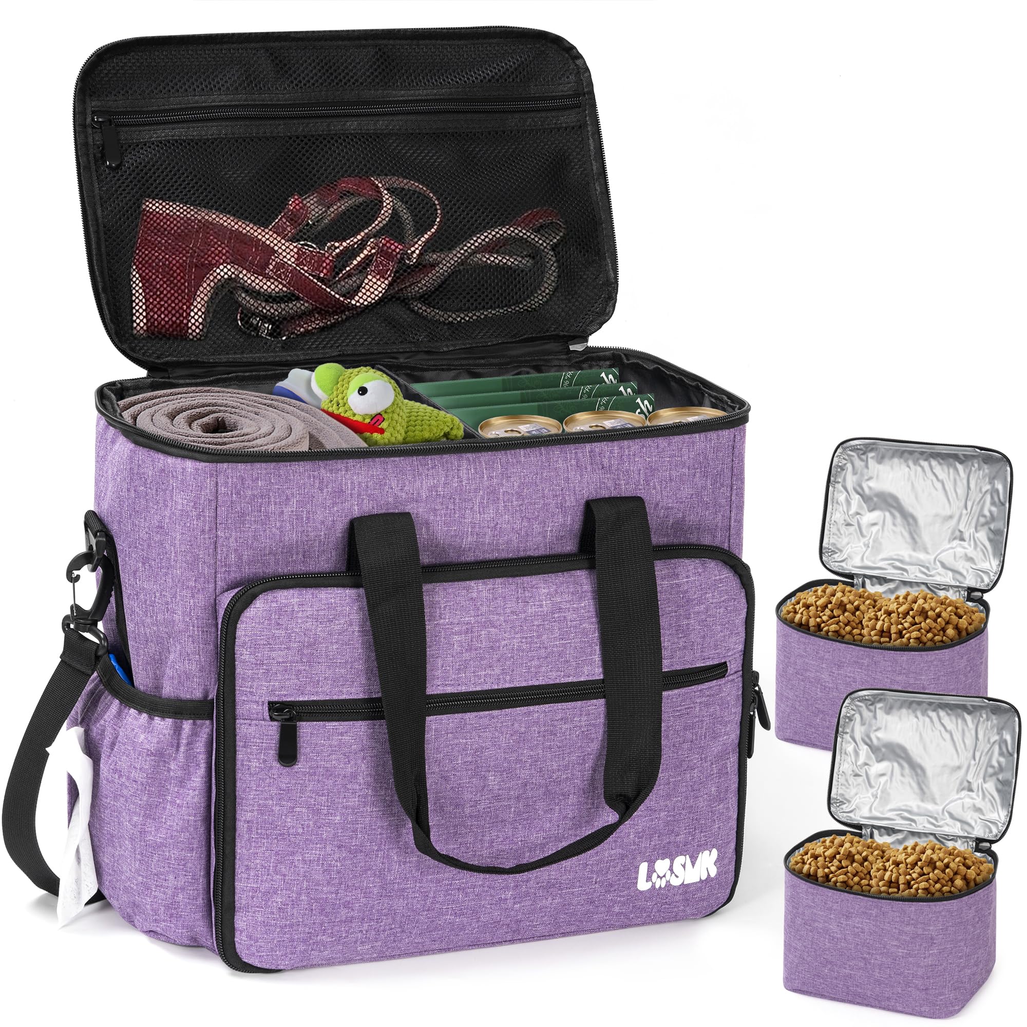 Secure-IT🔐 LASUK Airline Approved Dog Travel Tote & Organizer