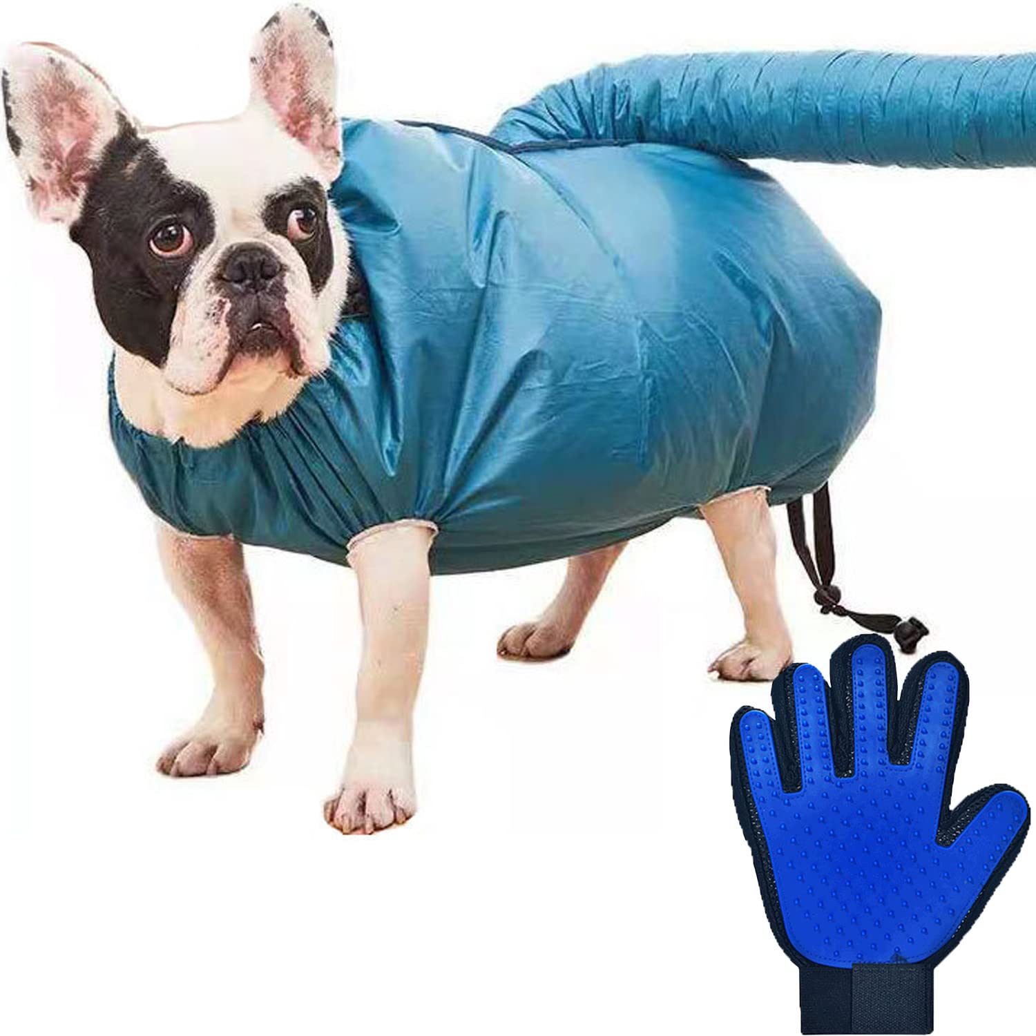 Secure-IT🔐 Portable Quick-Drying Pet Grooming Bag & Glove Set