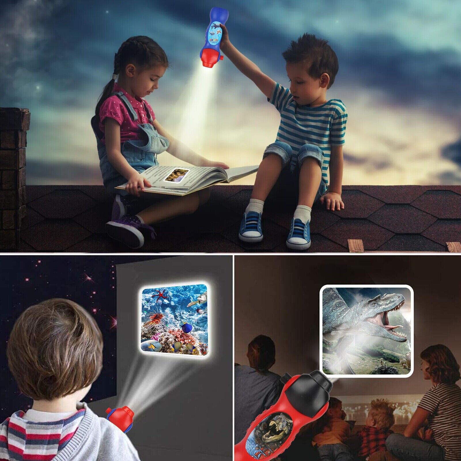 Secure-IT🔒: Premium Interactive Bedtime Flashlight Projector