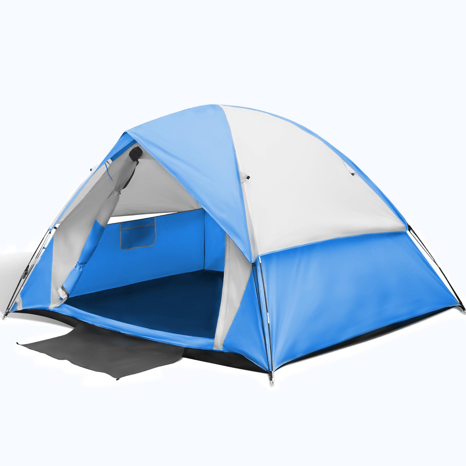 Secure-IT🔐 'Sky-Dome' 4-Person Weather-Shield Camping Tent