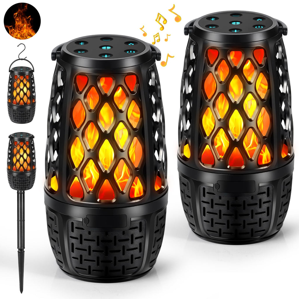 Secure-IT🔐 Professional Bluetooth LED Flame Speaker & Perimeter Audio Suite