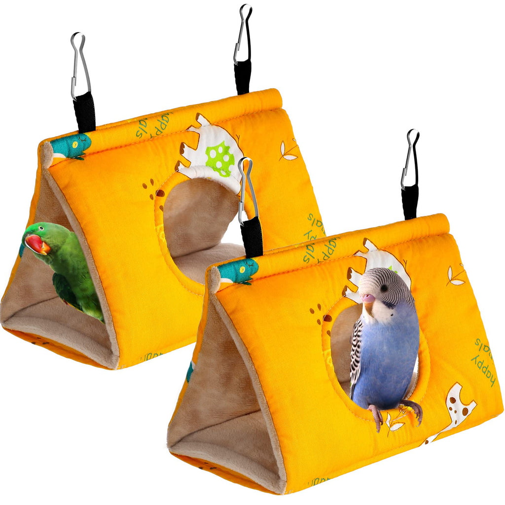 Secure-IT🔐 Weewooday 2-Pack Thermal Hanging Bird Hammock & Sleeping Hut