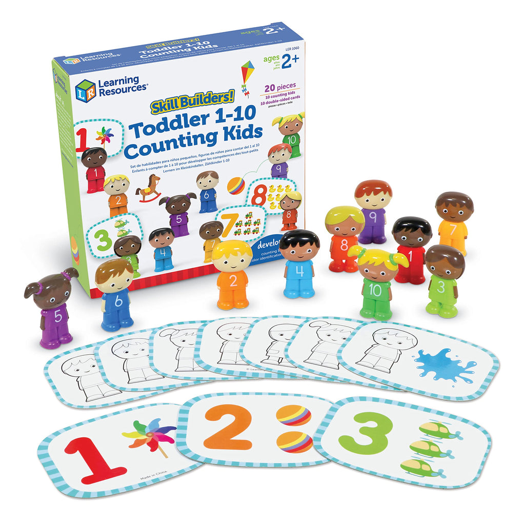 Secure-IT🔐 Ms. Mary’s 'Counting Friends' 1–10 Toddler Skill-Builder Set