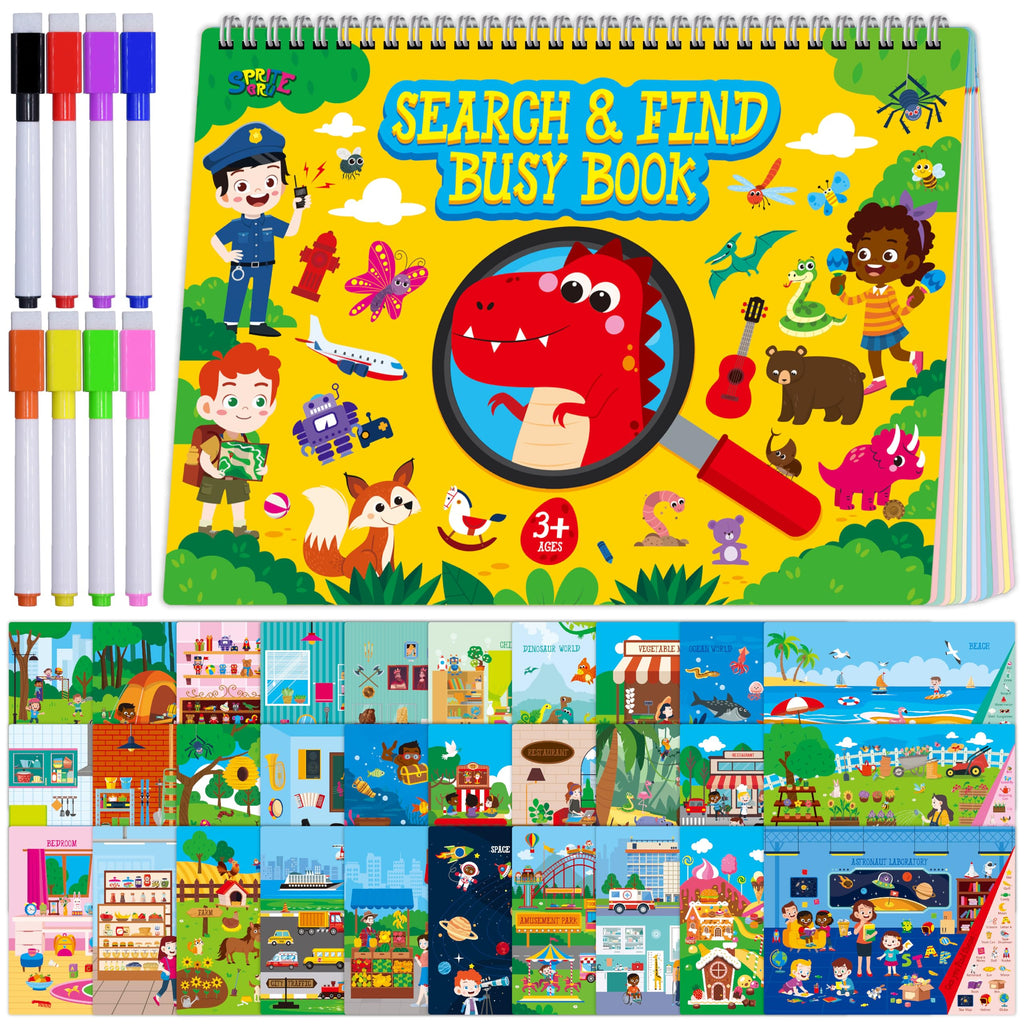 Secure-IT🔒Reusable Search & Find Travel Activity Book