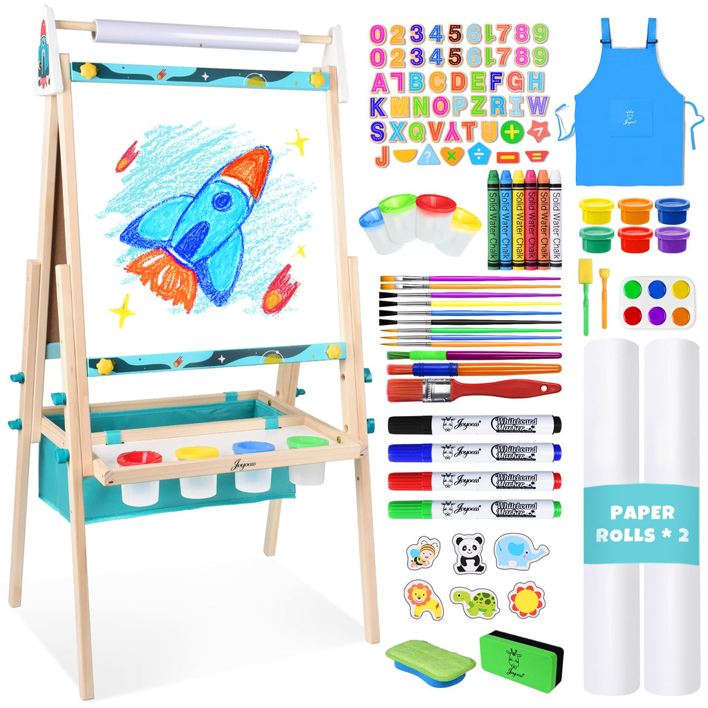 Secure-IT🔒3-in-1 Kids Art Easel & 98-Piece Mega Accessory Kit
