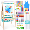Secure-IT🔒3-in-1 Kids Art Easel & 98-Piece Mega Accessory Kit
