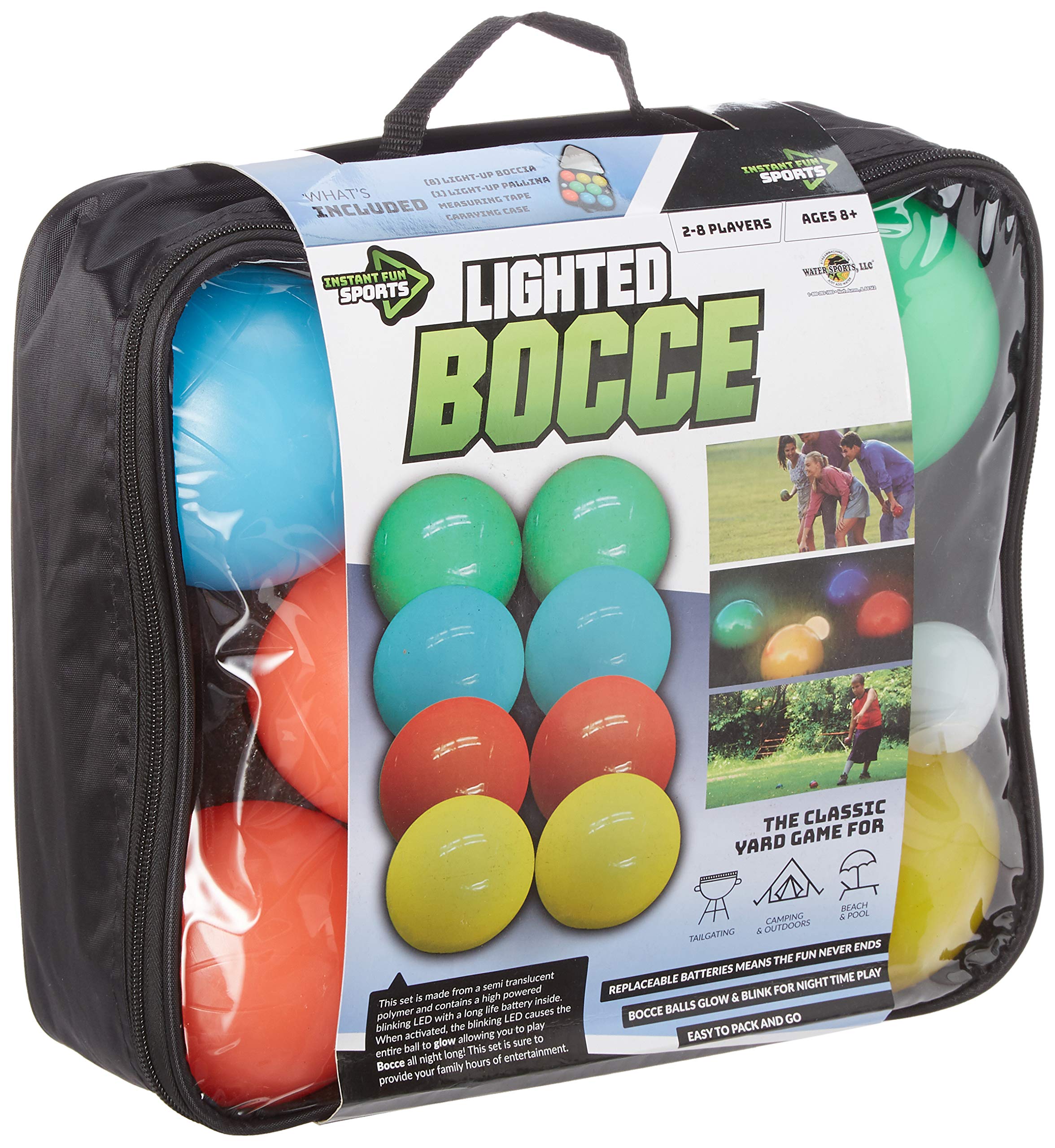 Secure-IT🔐 Ms. Mary Math Lighted Glow-in-the-Dark Bocce Ball Set