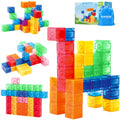 Secure-IT🔒Premium Transparent Magnetic 3D Building Blocks Set