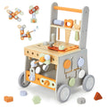Secure-IT🔒Wooden 2-in-1 Tool Bench & Learning Walker