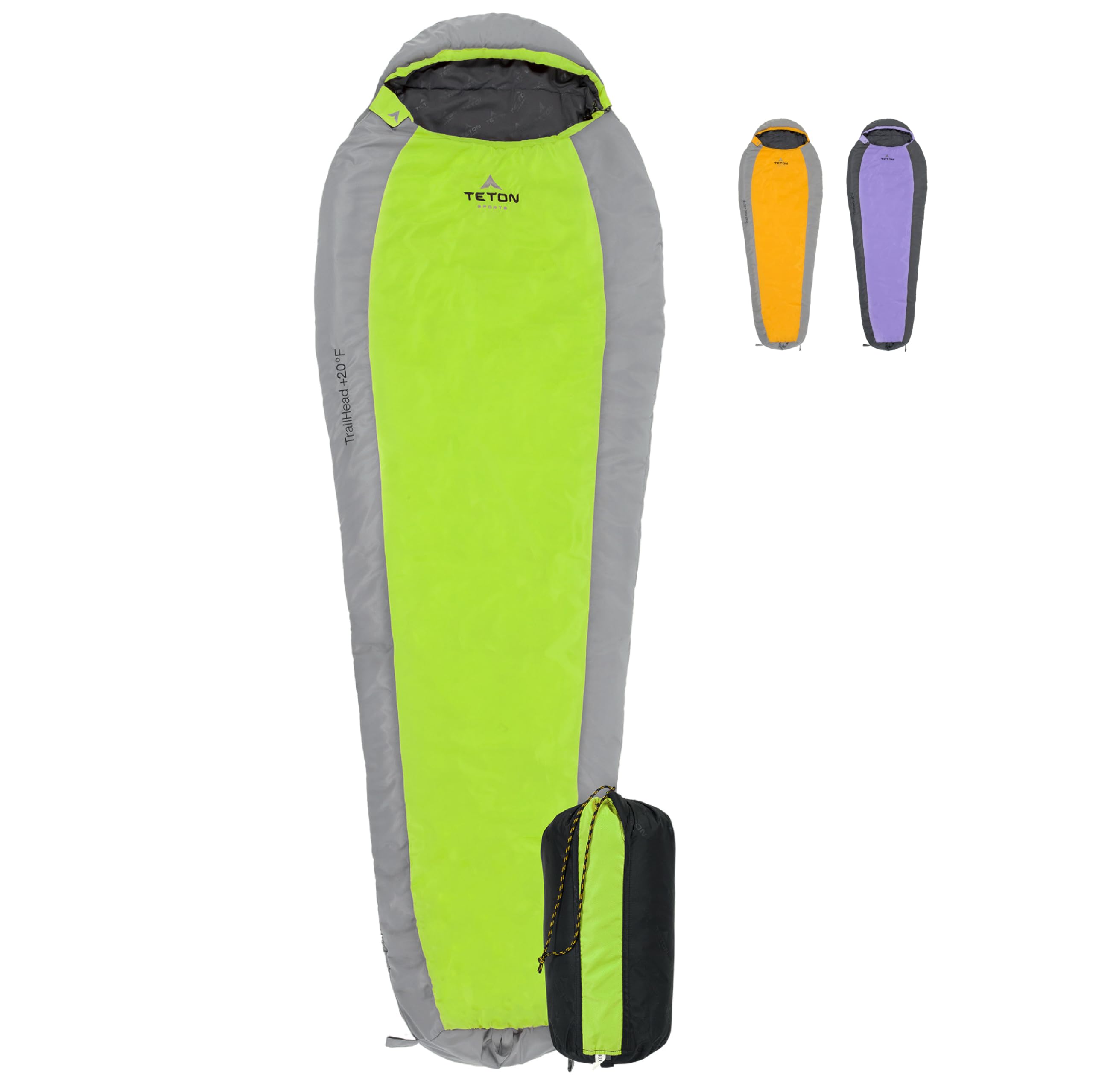 Secure-IT🔐 TETON Sports Trailhead 20°F Lightweight Mummy Sleeping Bag