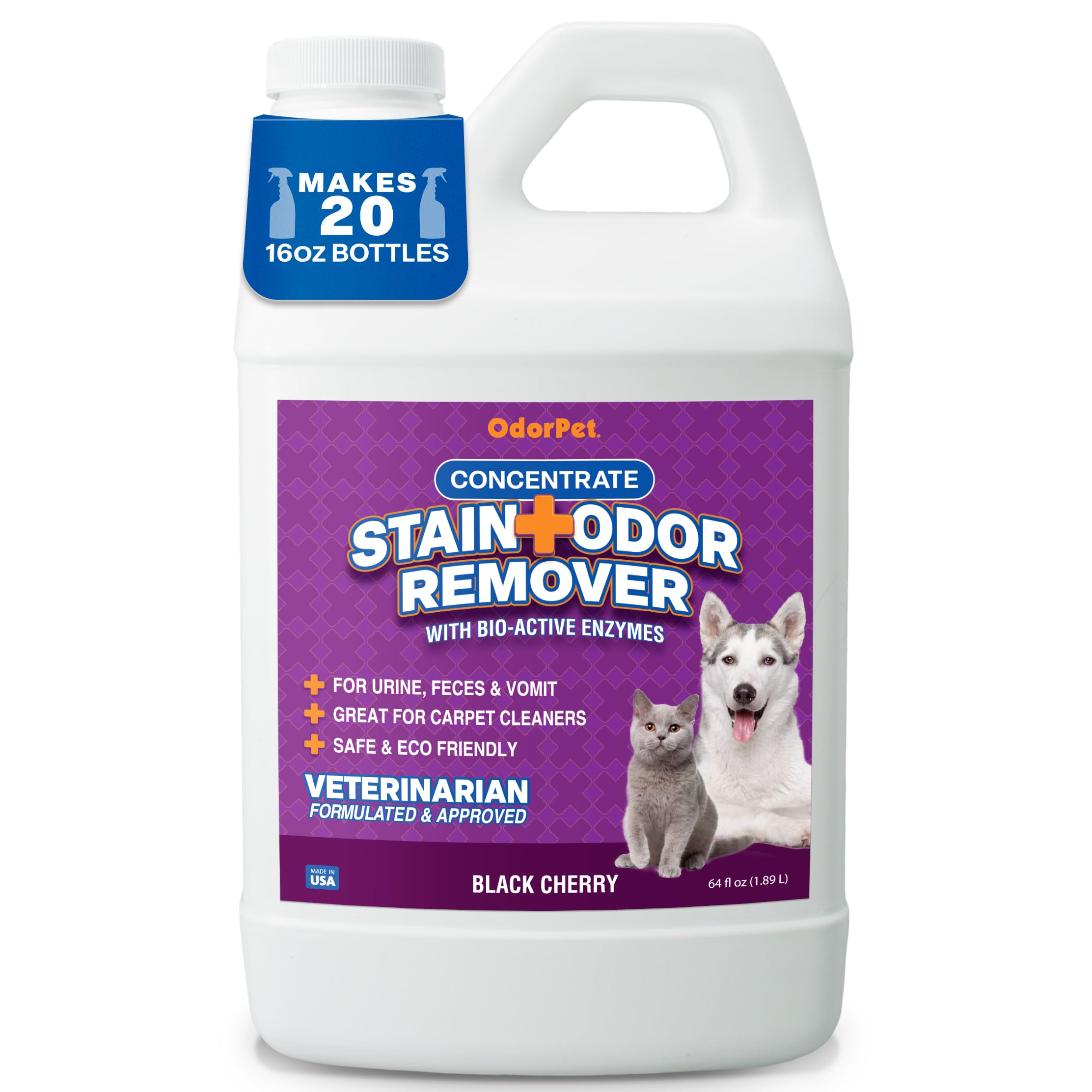 Secure-IT🔐 Odor Pet Professional Stain & Odor Remover Concentrate (64 oz.)